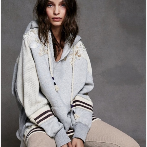 Free People Varsity Embellished Pullover - Picture 2 of 9